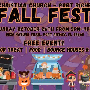 10/26 New Life Christian Church Port Richey Campus Fall Fest