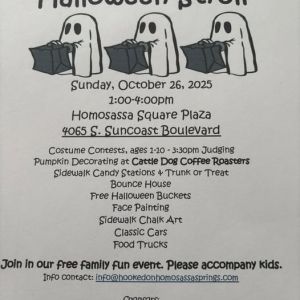 10/26 Homosassa Square Plaza Not So Haunted Halloween Stroll