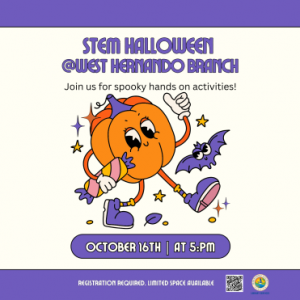 10/16 West Hernando Branch Library Stem Halloween