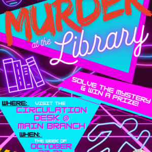 10/28 - 10/31 Hernando County Public Library Murder at the Library