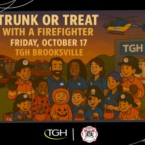 10/17 Tampa General Hospital Brooksville Trunk or Treat with a Firefighter