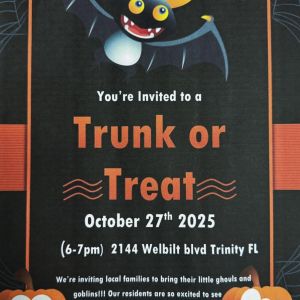 10/27 Trinity Regional Rehab Center Trunk or Treat