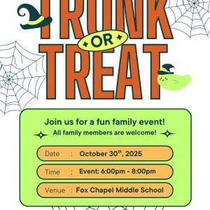 10/30 Fox Chapel Middle School Trunk or Treat
