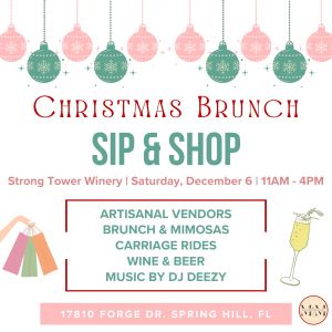 12/06 Strong Tower Winery Christmas Brunch Sip and Shop