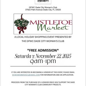 11/22 Dade City Womens Club Mistletoe Market