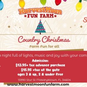11/29 - 12/23 HarvestMoon Fun Farm Country Christmas