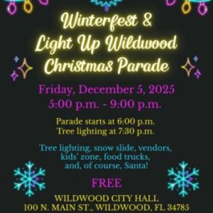 12/05 Wildwood City Hall Winterfest and Light Up Wildwood Christmas Parade