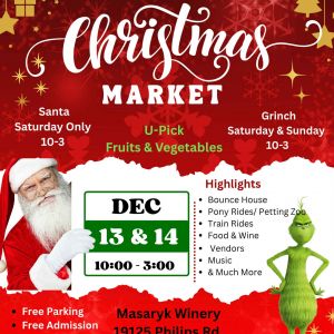 12/13 - 12/14 Masaryk Winery Christmas Market