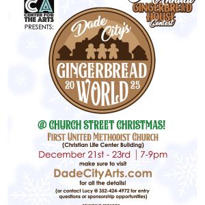 12/21 - 12/23 First United Methodist Church Dade City Gingerbread House Contest