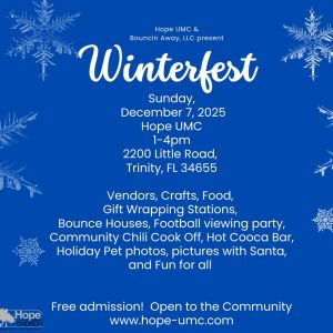 12/07 Hope United Methodist Church Winterfest
