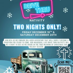 12/19 - 12/20 Hernando Christian Academy Live Drive Thru Nativity Scene