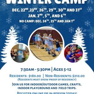 12/22 - 01/06 New Port Richey Recreation and Aquatic Center Winter Camp