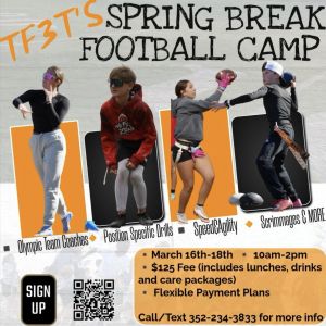 03/16 - 03/18 Top Flight 3lite Training Spring Break Football Camp