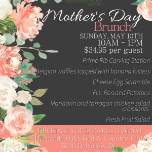 05/10 Hernando Oaks Golf and Country Club Mothers Day Brunch